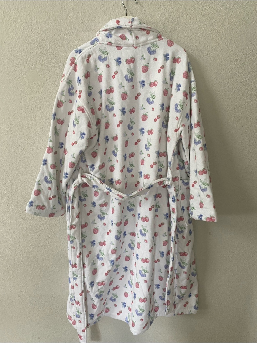 NWT Djerf Avenue Organic Cotton Terry Robe Summer Berries M-L - Picture 4 of 15